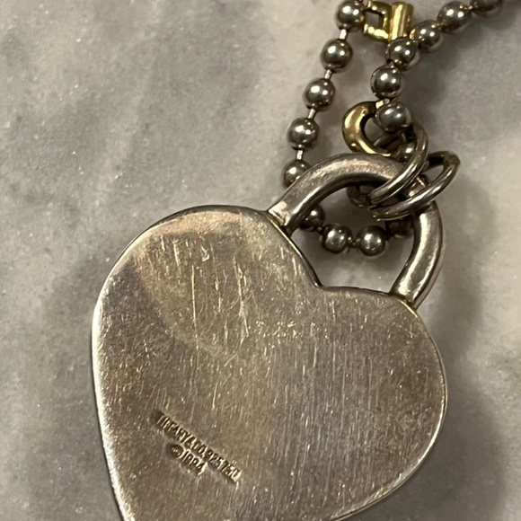 Rare 1994 Tiffany & Co. Heart and Key Necklace - Picture 3 of 6